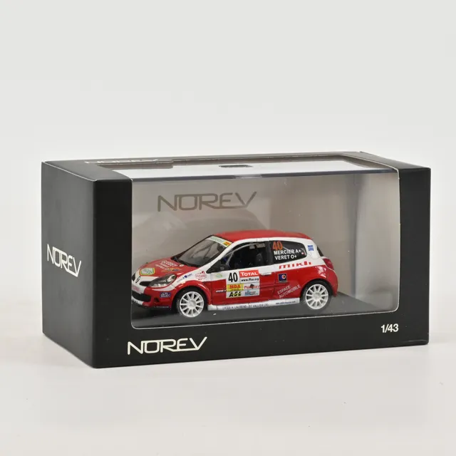norev-renault-clio-r3-rallye-de-la-charbonni-re-2007-eddie-mercier-1-43-modellin image 1