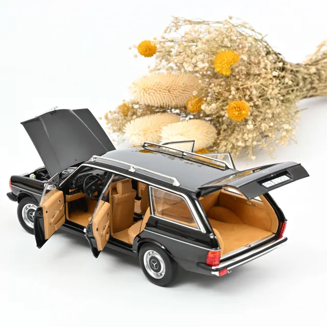 norev-mercedes-benz-200-t-s123-1982-1-18-nera-black image 1