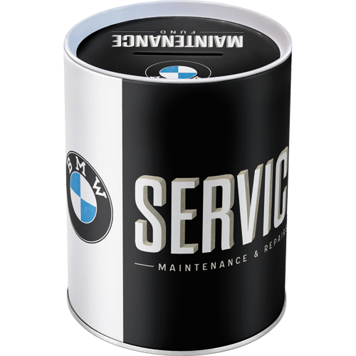 nostalgic-art-bmw-service-salvadanaio-in-metallo-1-litro image 2