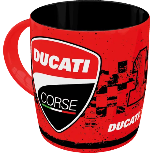 nostalgic-art-ducati-corse-logo-racing-tazza-in-ceramica-330-ml-2 image 1