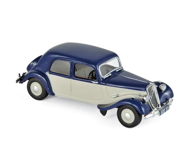 norev-citro-n-light-15-1949-blu-scuro-e-crema-modellino-1-43 image 1