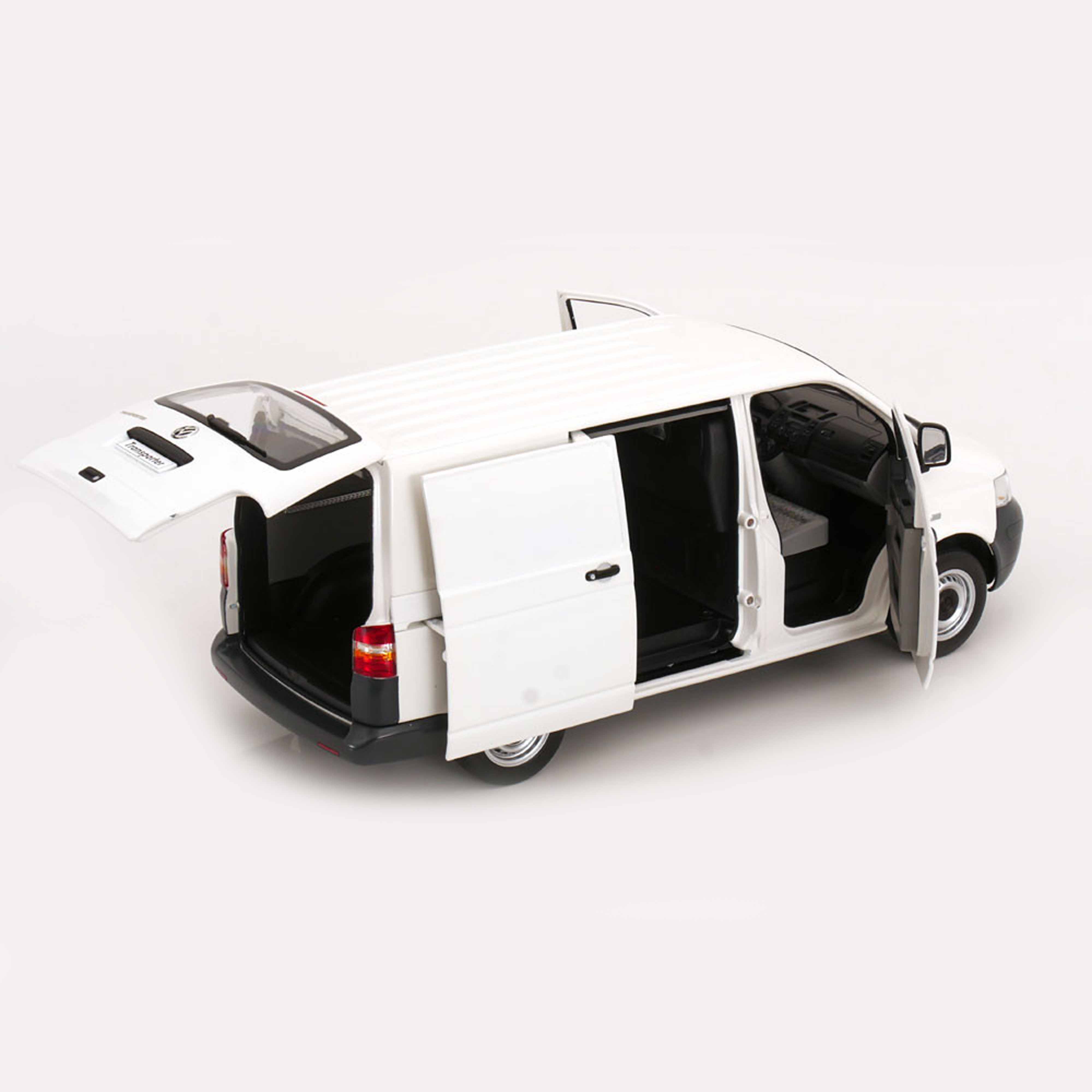 norev-vw-transporter-2003-blanc-gris-modellino-1-18 image 2