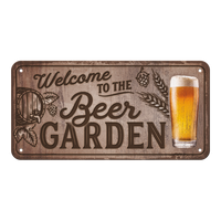 nostalgic-art-welcome-to-the-beer-garden-insegna-in-metallo-da-appendere-10x20-c image 3