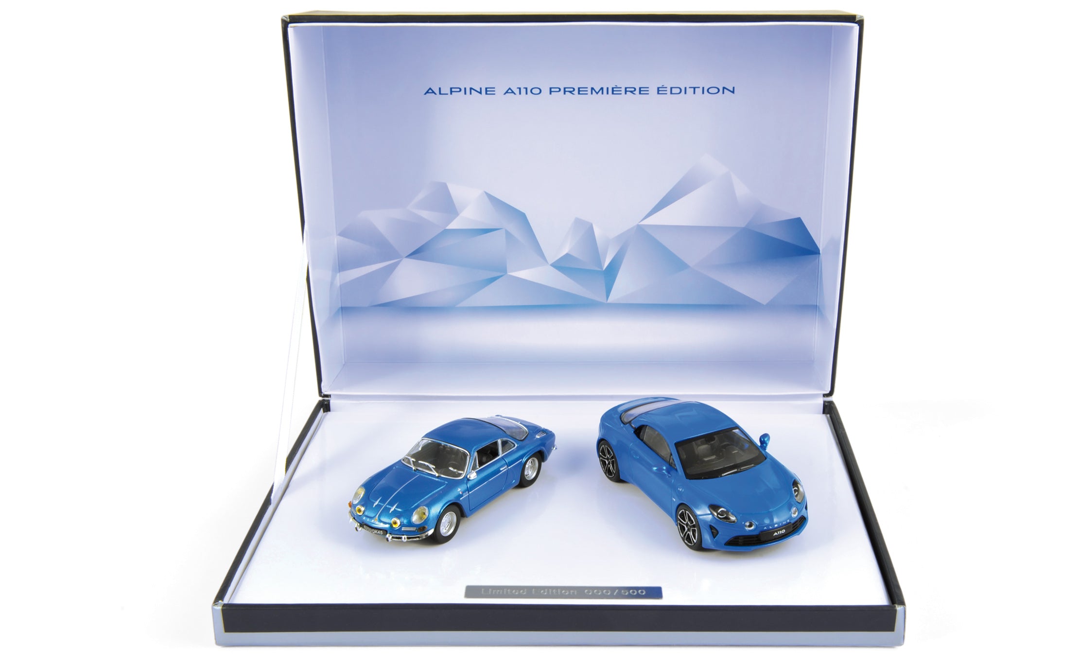norev-coffret-alpine-a110-1973-e-2017-blu-1-43-modellini-auto-edizione-limitata image 1