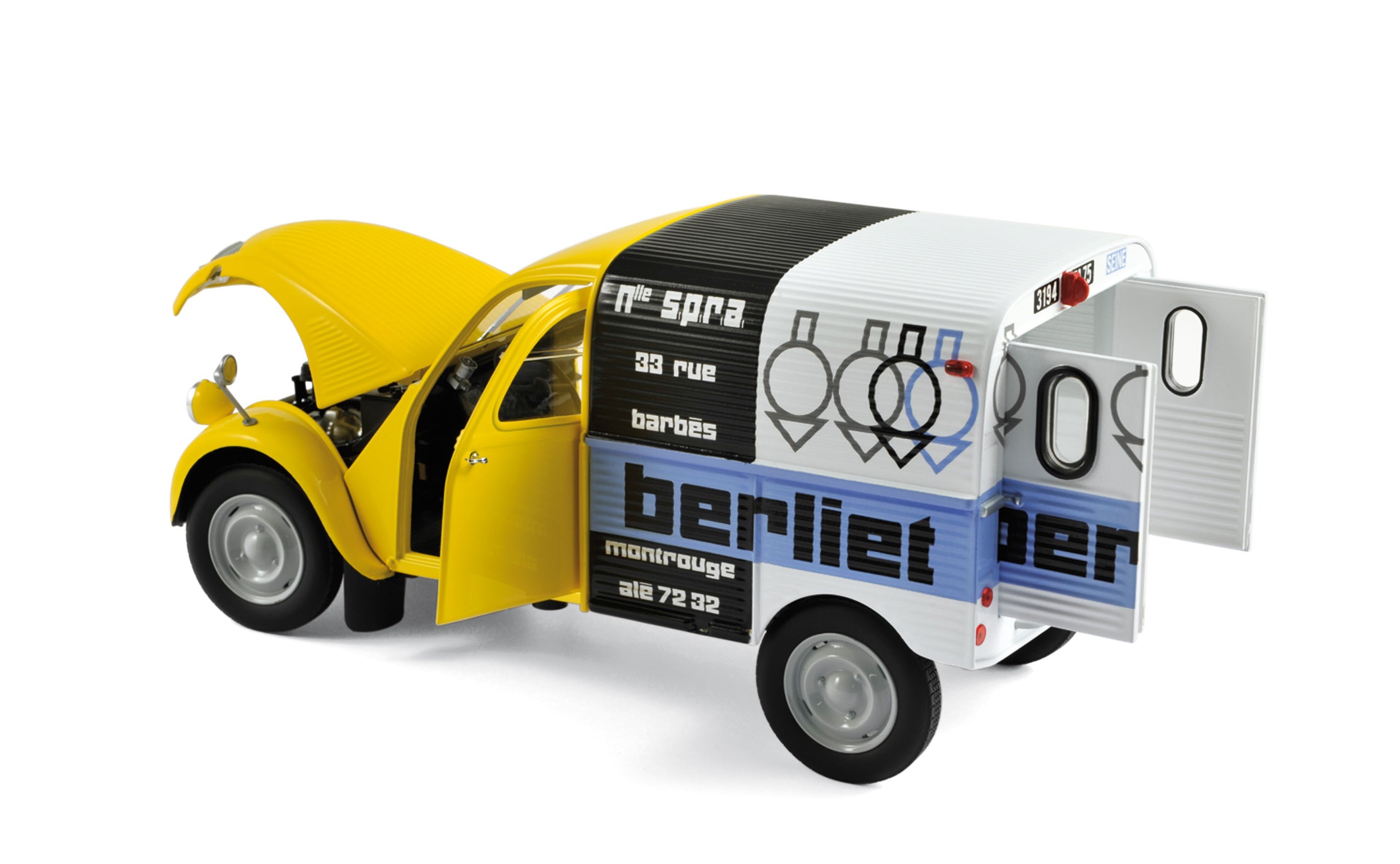 norev-citro-n-2cv-fourgonnette-1956-assistance-berliet-1-18 image 2