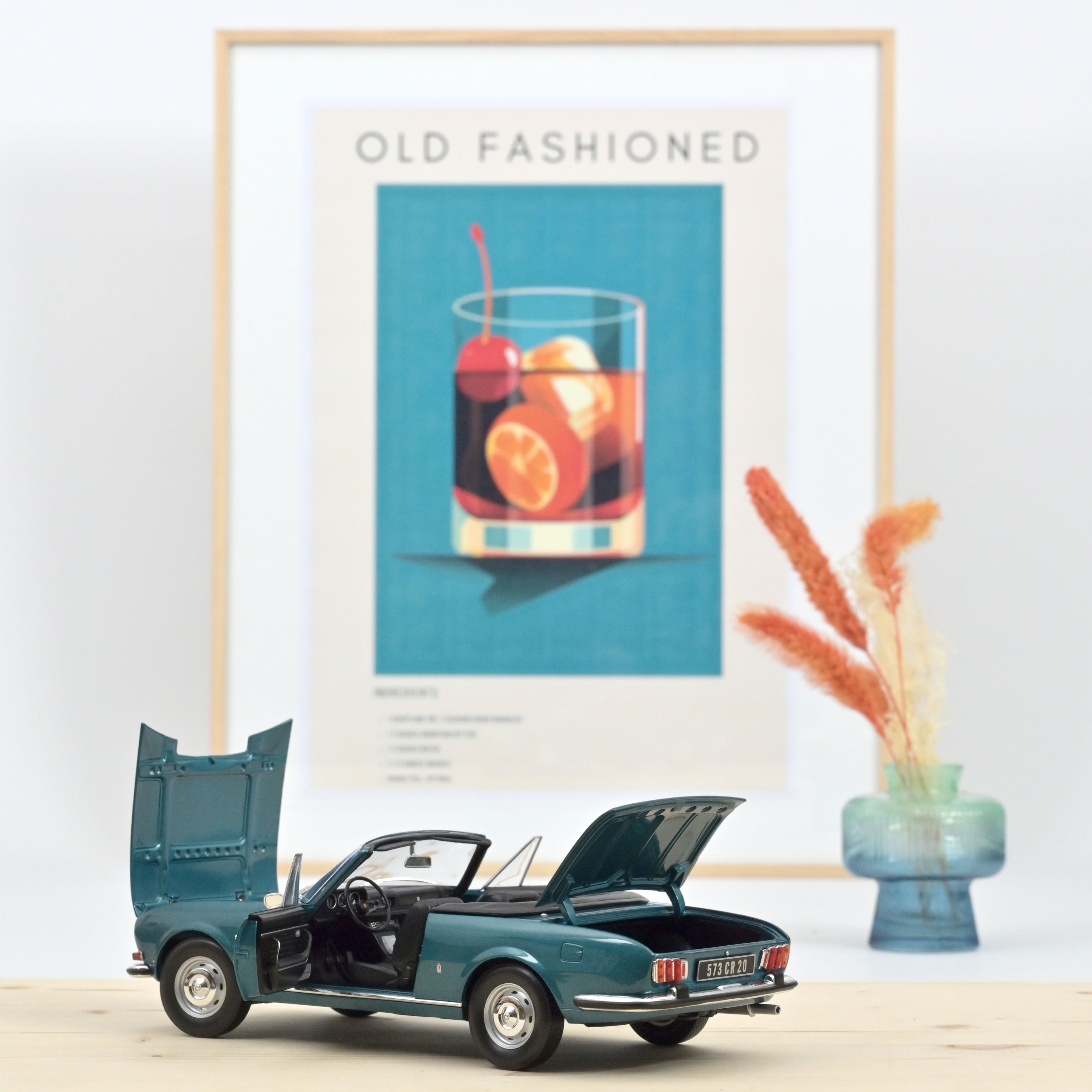 norev-peugeot-504-cabriolet-1969-modellino-1-18-blu-metallizzato-250-pz image 3