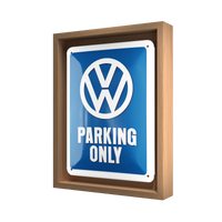 nostalgic-art-vw-parking-only-targa-in-metallo-15x20-cm image 4