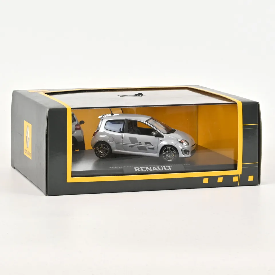norev-renault-twingo-rs-modellino-die-cast-1-43-grigio-altica image 1