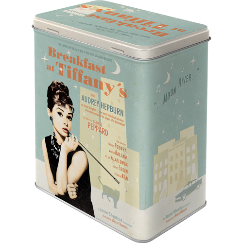 nostalgic-art-breakfast-at-tiffany-s-blue-scatola-latta-3-litri image 2