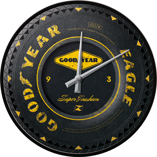 nostalgic-art-goodyear-wheel-orologio-da-parete-31-cm image 1