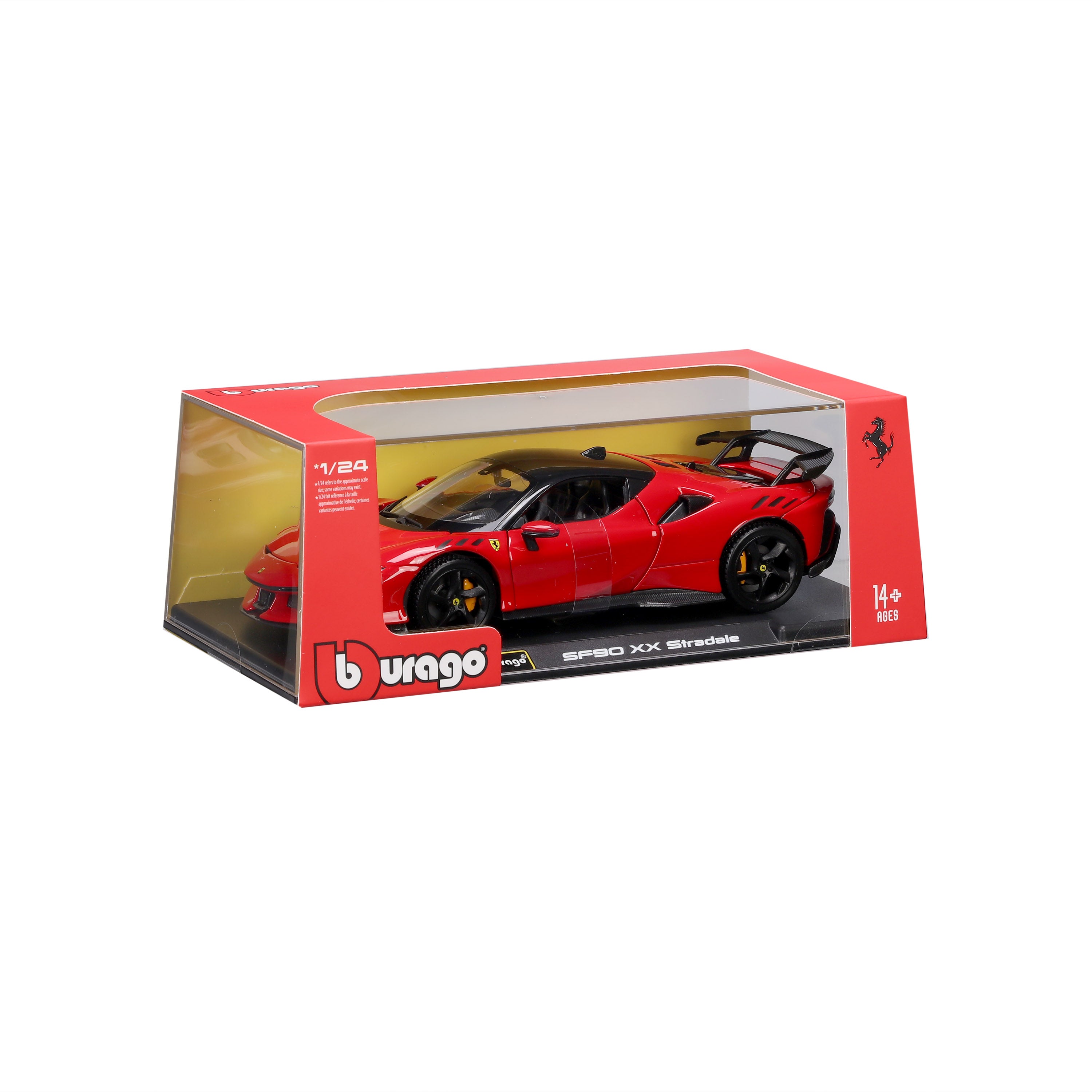 bburago-ferrari-sf90-xx-1-24-rossa-con-teca-modellino-fine-edition-web-exclusive image 2