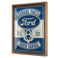 nostalgic-art-ford-v8-truck-garage-targa-in-metallo-30x40-cm image 4