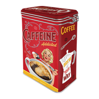 nostalgic-art-hot-coffee-now-scatola-in-metallo-con-chiusura-clip image 3