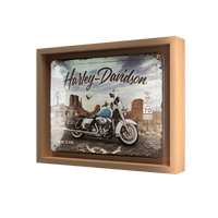 nostalgic-art-harley-davidson-route-66-road-king-classic-targa-in-metallo-15-x-2 image 4