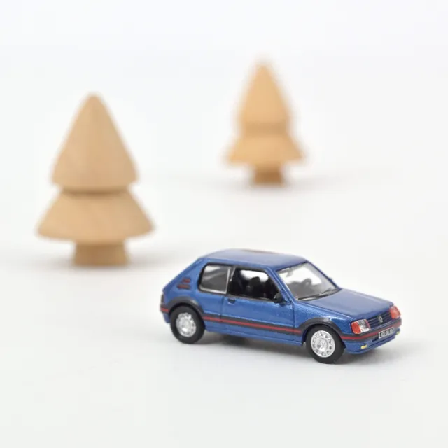 norev-peugeot-205-gti-1990-blu-miami-modellino-auto-1-87 image 1