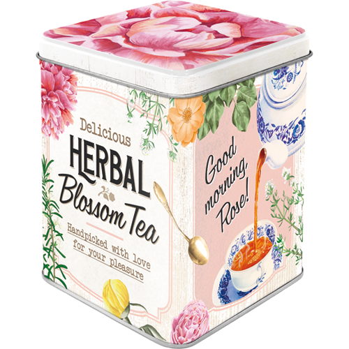 nostalgic-art-herbal-blossom-tea-scatola-da-t-in-metallo-100-g image 1