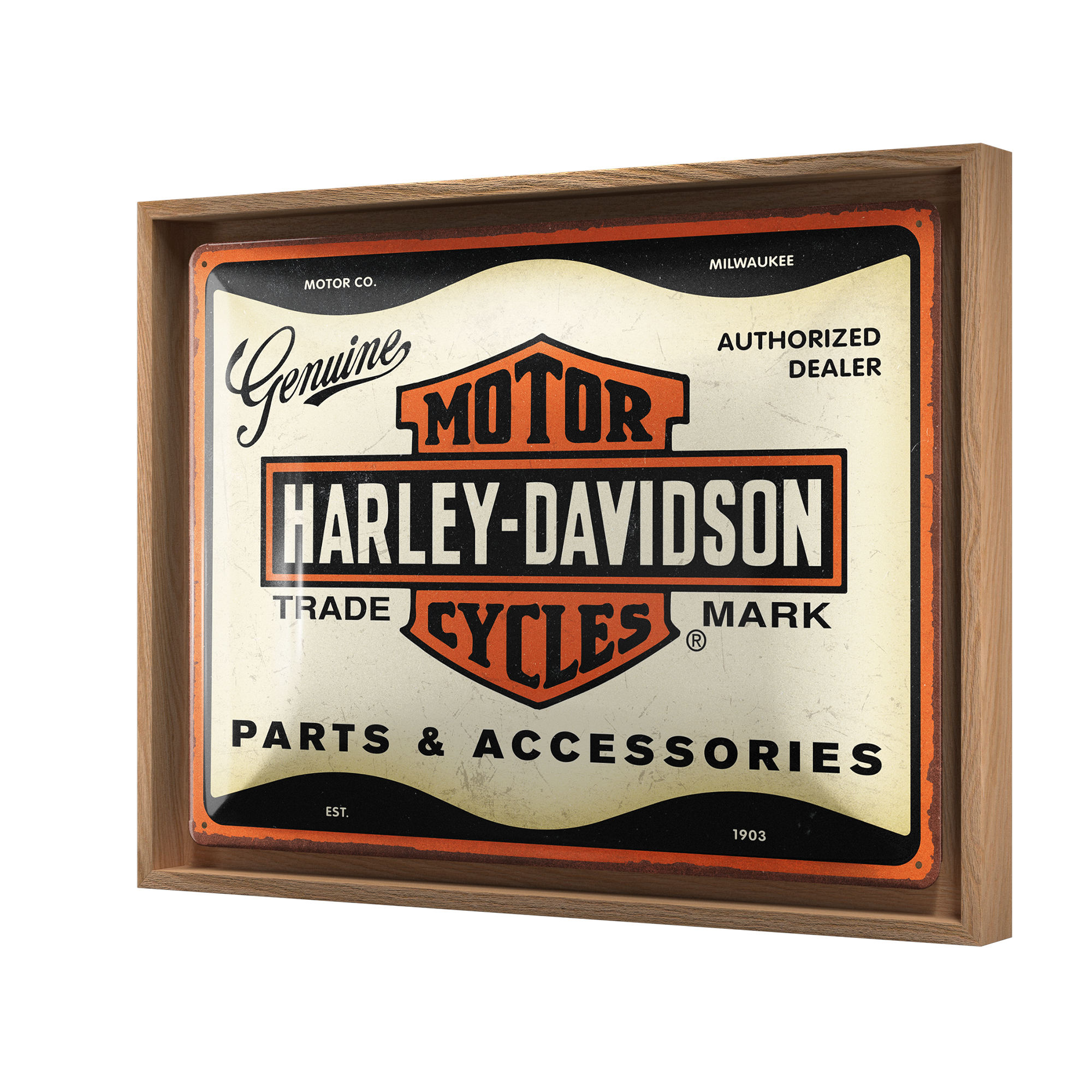 nostalgic-art-harley-davidson-parts-accessories-cornice-n-frame-l-33-5x44-cm image 1