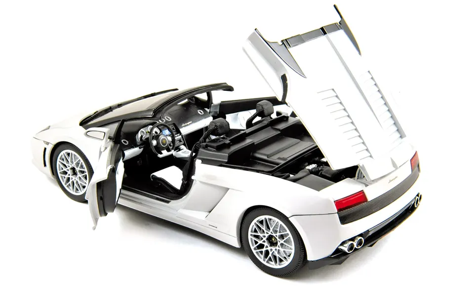 norev-lamborghini-gallardo-lp-560-4-spyder-2009-modellino-auto-1-18-bianco image 1