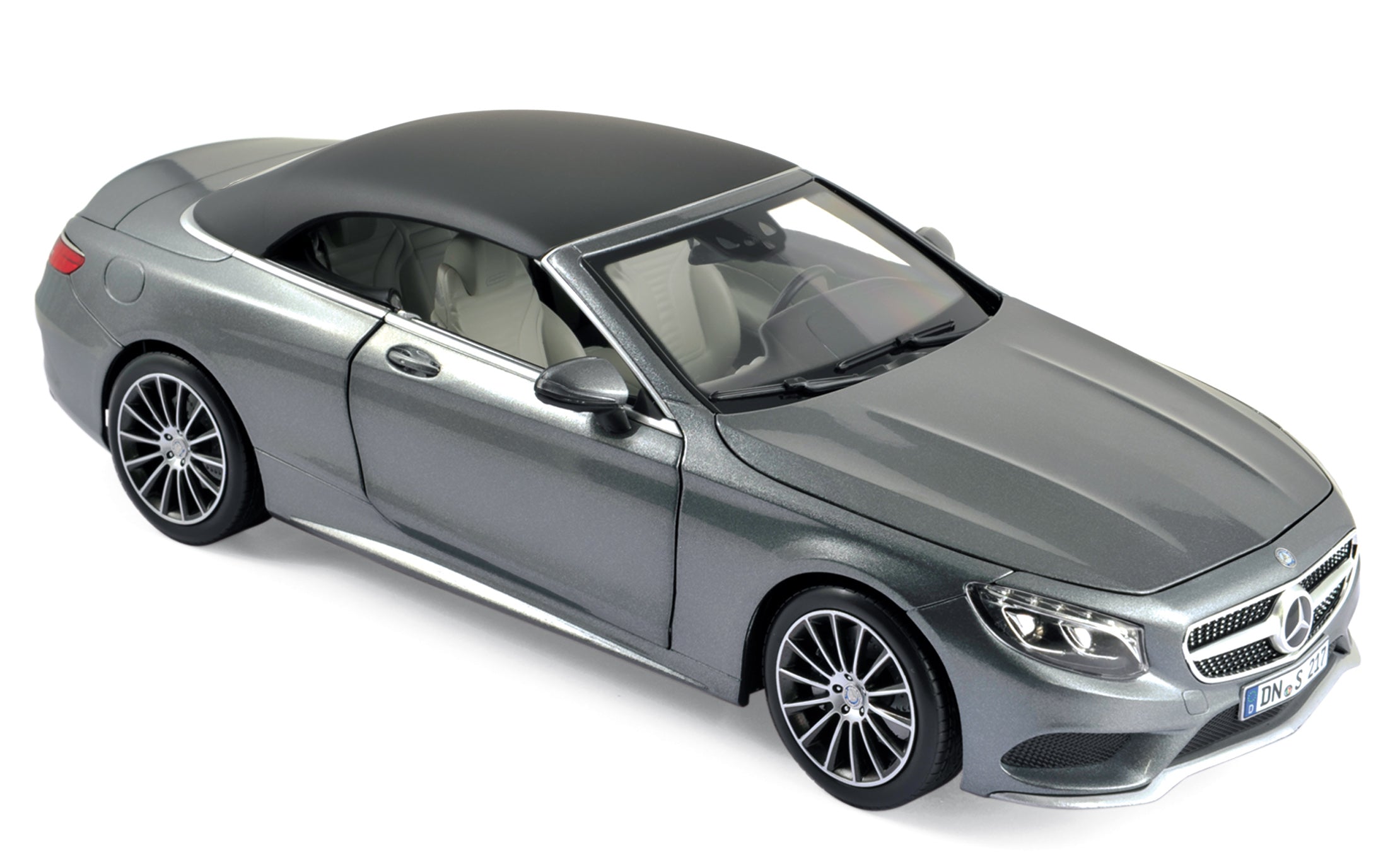 norev-mercedes-benz-classe-s-cabriolet-2015-modellino-auto-1-18-grigio-metallizz image 3