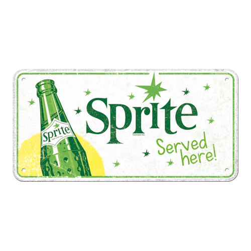 nostalgic-art-sprite-served-here-targhetta-da-appendere-10x20-cm image 3