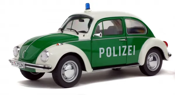 solido-volkswagen-beetle-1303-polizei-modellino-auto-scala-1-18 image 1