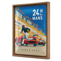 nostalgic-art-24h-le-mans-racing-poster-blue-targa-in-metallo-30x40-cm image 8