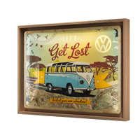 nostalgic-art-vw-bulli-let-s-get-lost-targa-in-metallo-30x40-cm image 6