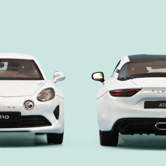 norev-gift-box-alpine-a110-pure-e-a110-s-bianche-modellini-1-43-2-pezzi image 1