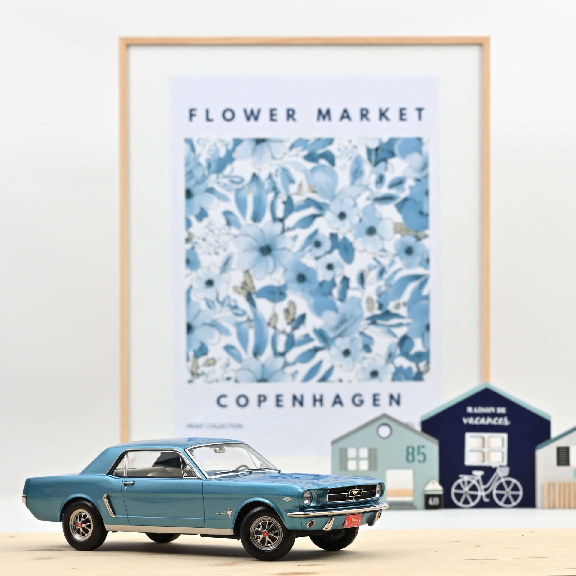 norev-ford-mustang-coupe-1965-twilight-turquoise-metallizzato-modellino-auto-1-1 image 1
