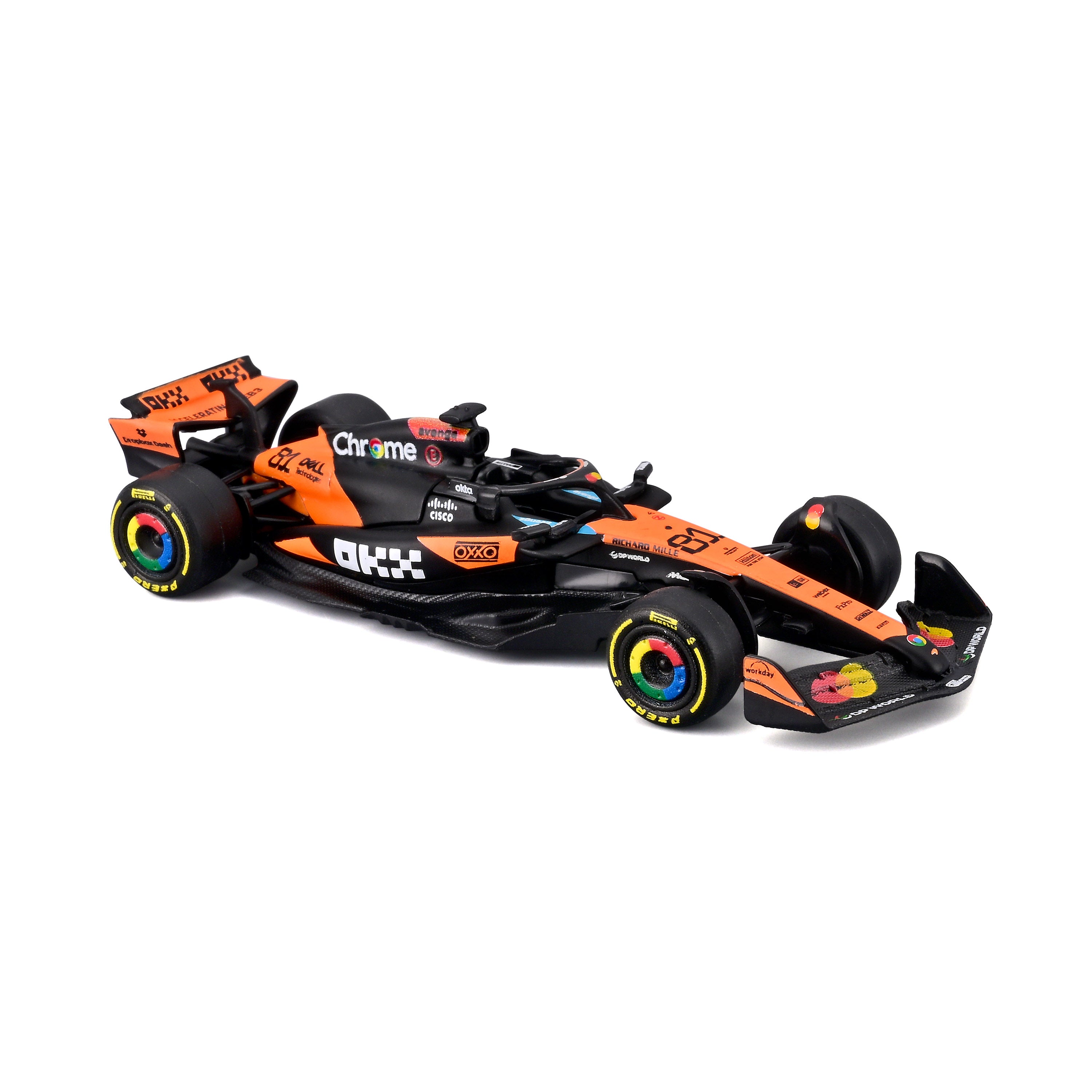 bburago-mclaren-f1-mcl39-2025-81-piastri-scala-1-64-con-teca image 6