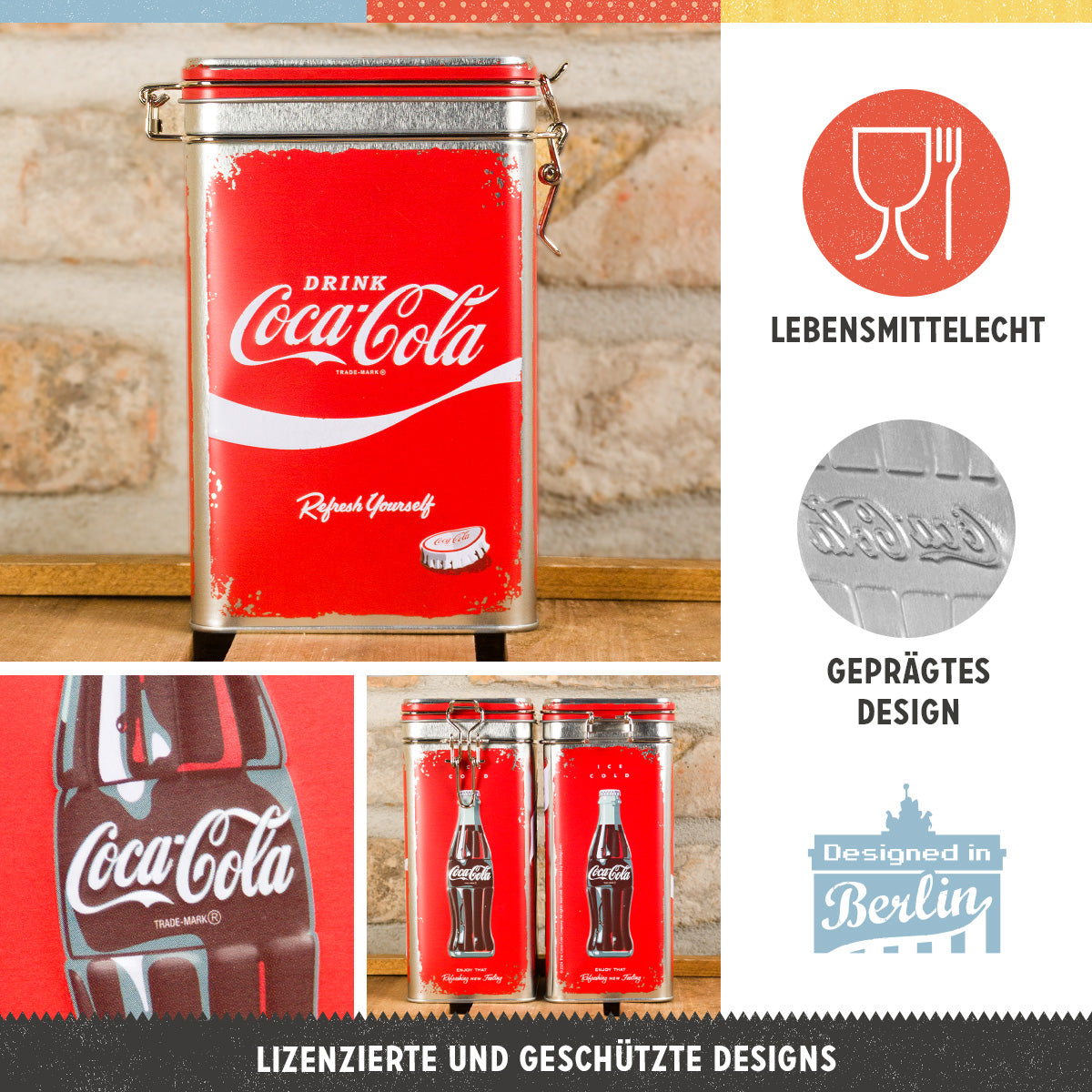 nostalgic-art-coca-cola-refresh-yourself-scatola-clip-top-7-5x11x17-5-cm image 3