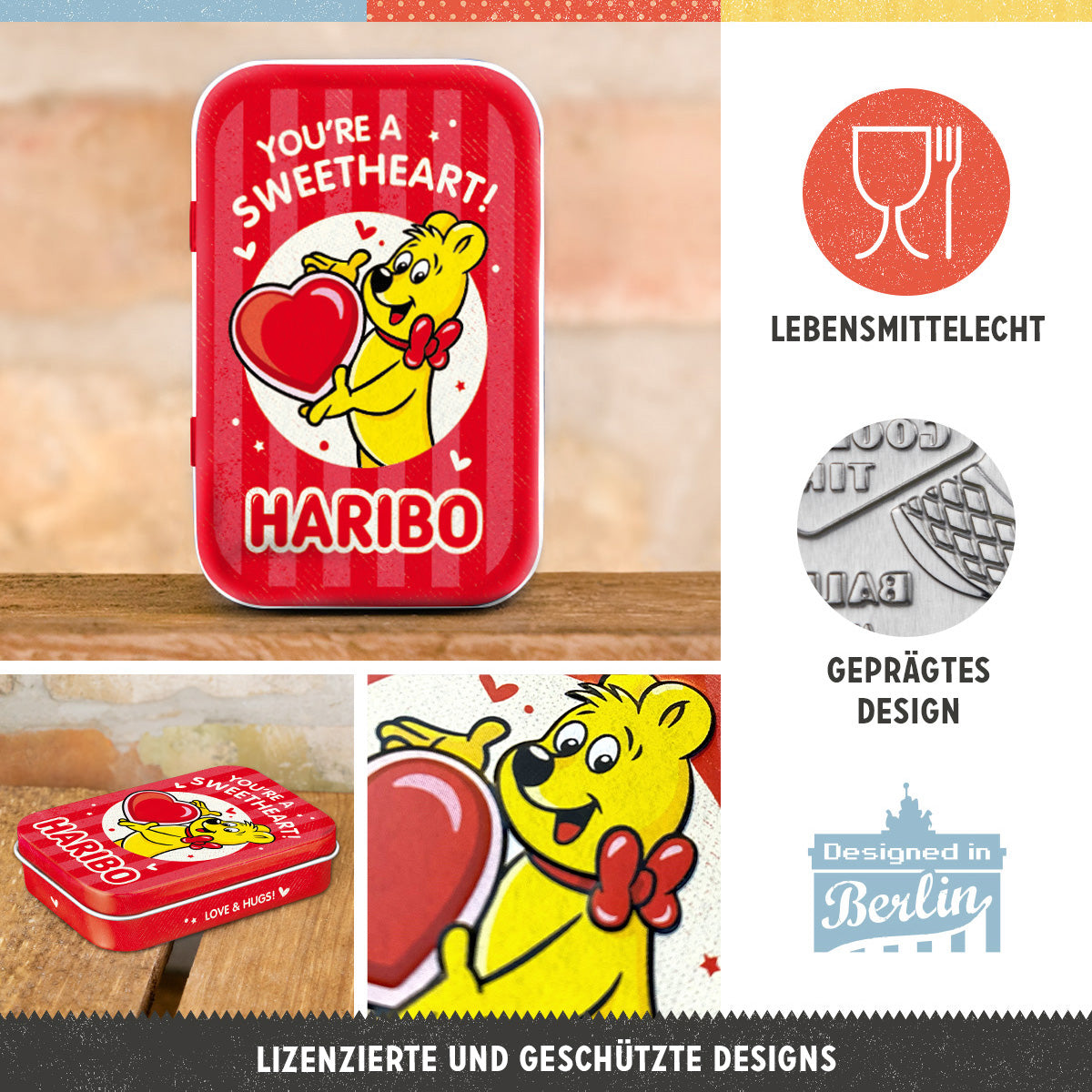 nostalgic-art-haribo-sweetheart-scatolina-tascabile-in-metallo-6x9-5-cm image 2
