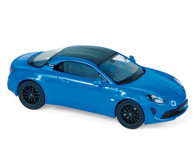 norev-alpine-a110s-2019-modellino-auto-1-43-blu-alpine-con-tetto-in-carbonio image 1