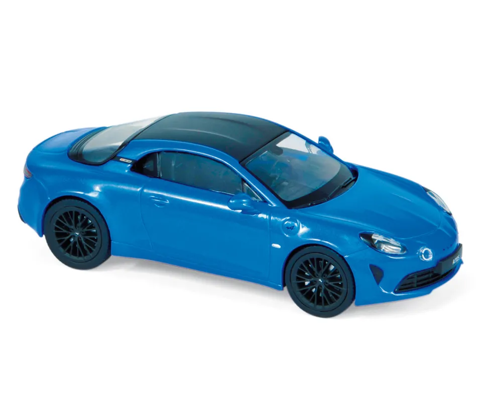 norev-alpine-a110s-2019-modellino-auto-1-43-blu-alpine-con-tetto-in-carbonio image 1