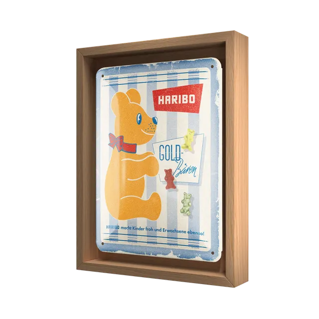 nostalgic-art-haribo-vintage-gold-b-ren-n-frame-s-edition-18-5-x-24-cm image 1