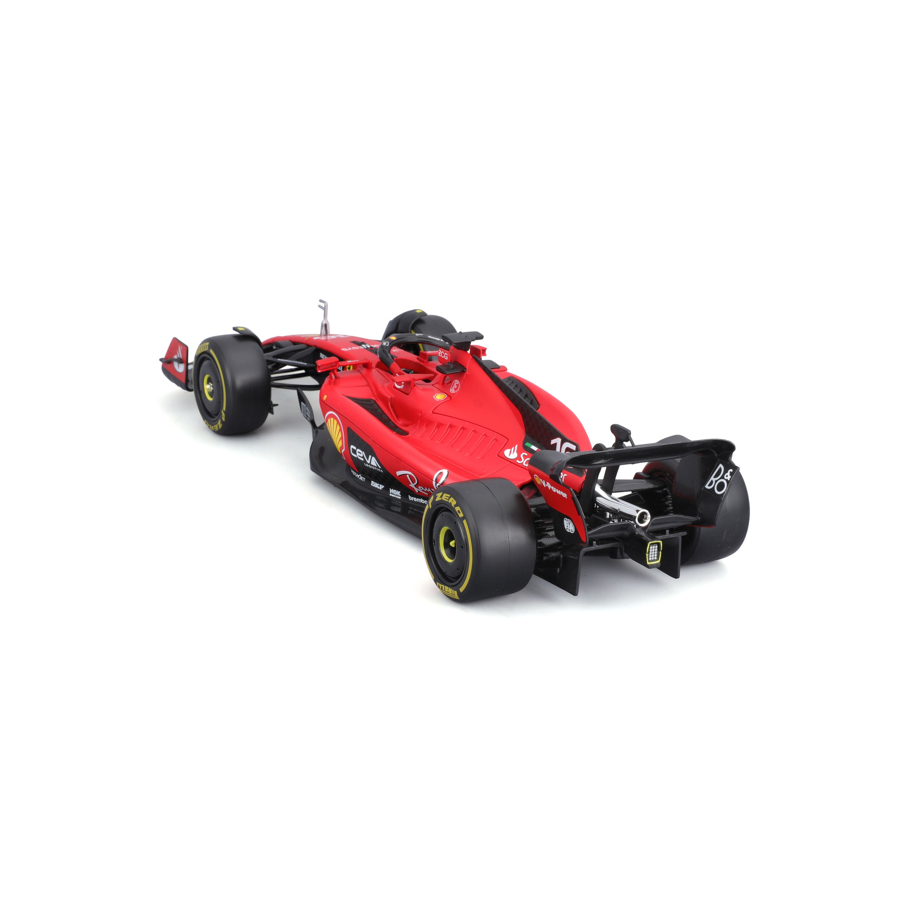bburago-ferrari-sf-23-16-charles-leclerc-scala-1-24-modellino-f1-die-cast-con-pi image 8