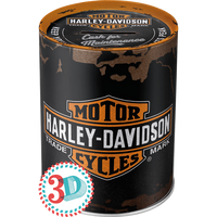 nostalgic-art-harley-davidson-genuine-logo-salvadanaio-1-litro-10-x-13-cm image 3