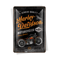 nostalgic-art-harley-davidson-timeless-tradition-metal-card-10x14-cm image 2