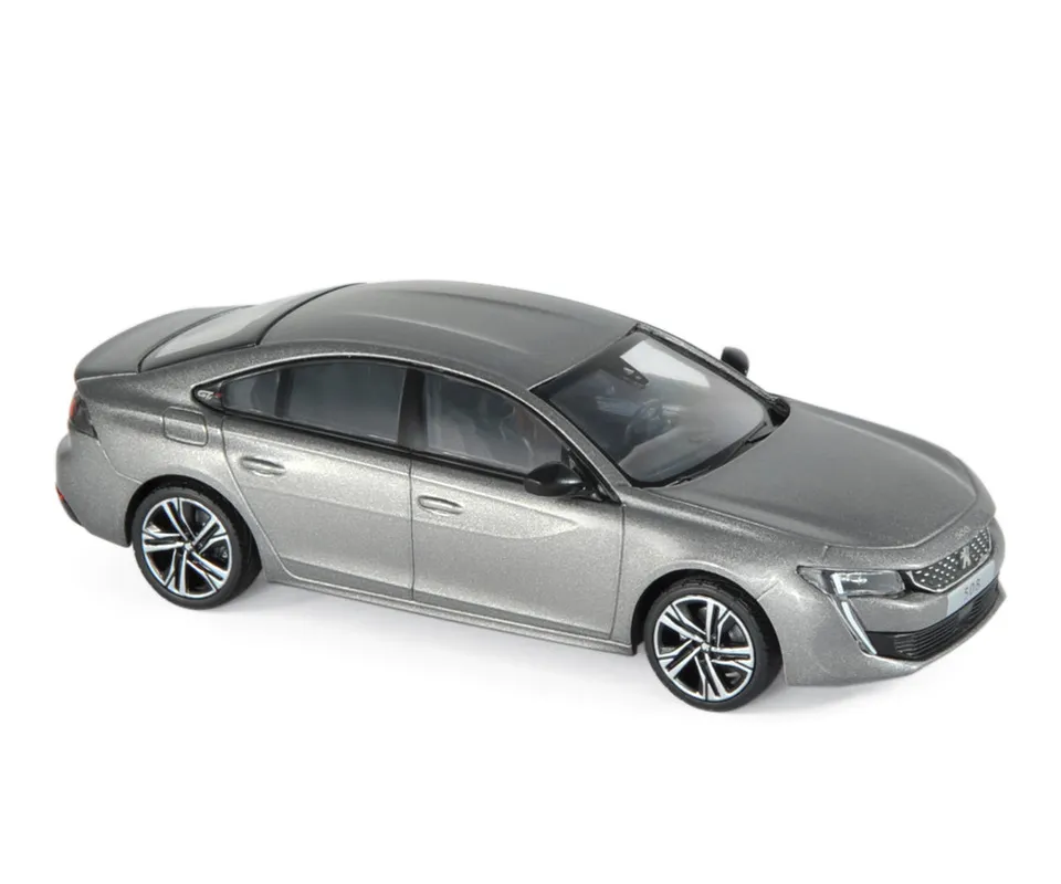norev-peugeot-508-gt-2018-modellino-auto-1-43-grigio-artense image 1