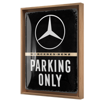 nostalgic-art-mercedes-benz-parking-only-targa-in-metallo-30x40-cm image 8