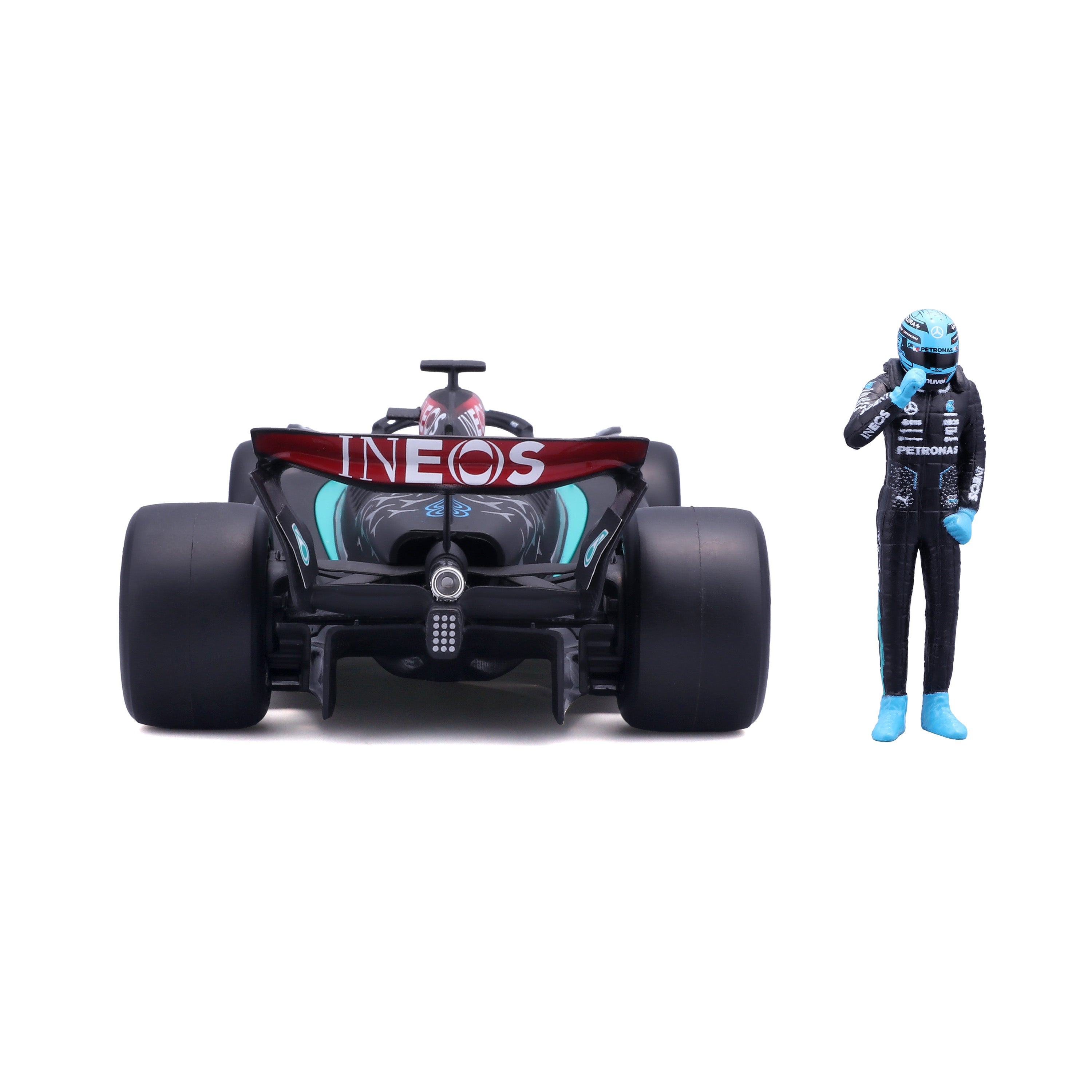 bburago-mercedes-amg-w15-e-performance-63-russell-con-pilota-1-24-f1-2024 image 4