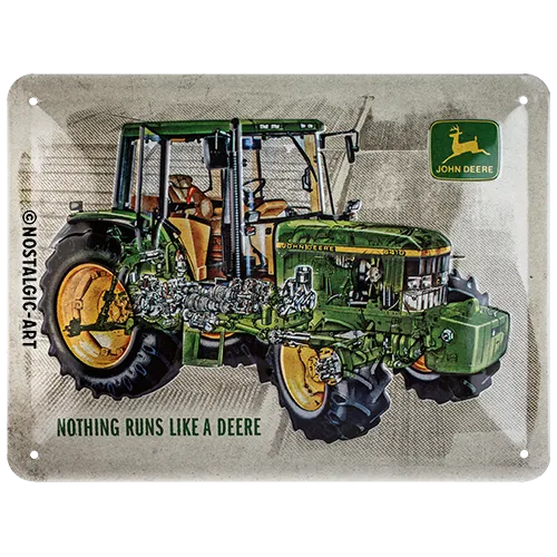 nostalgic-art-john-deere-model-6410-cutaway-targa-in-metallo-15x20-cm image 1