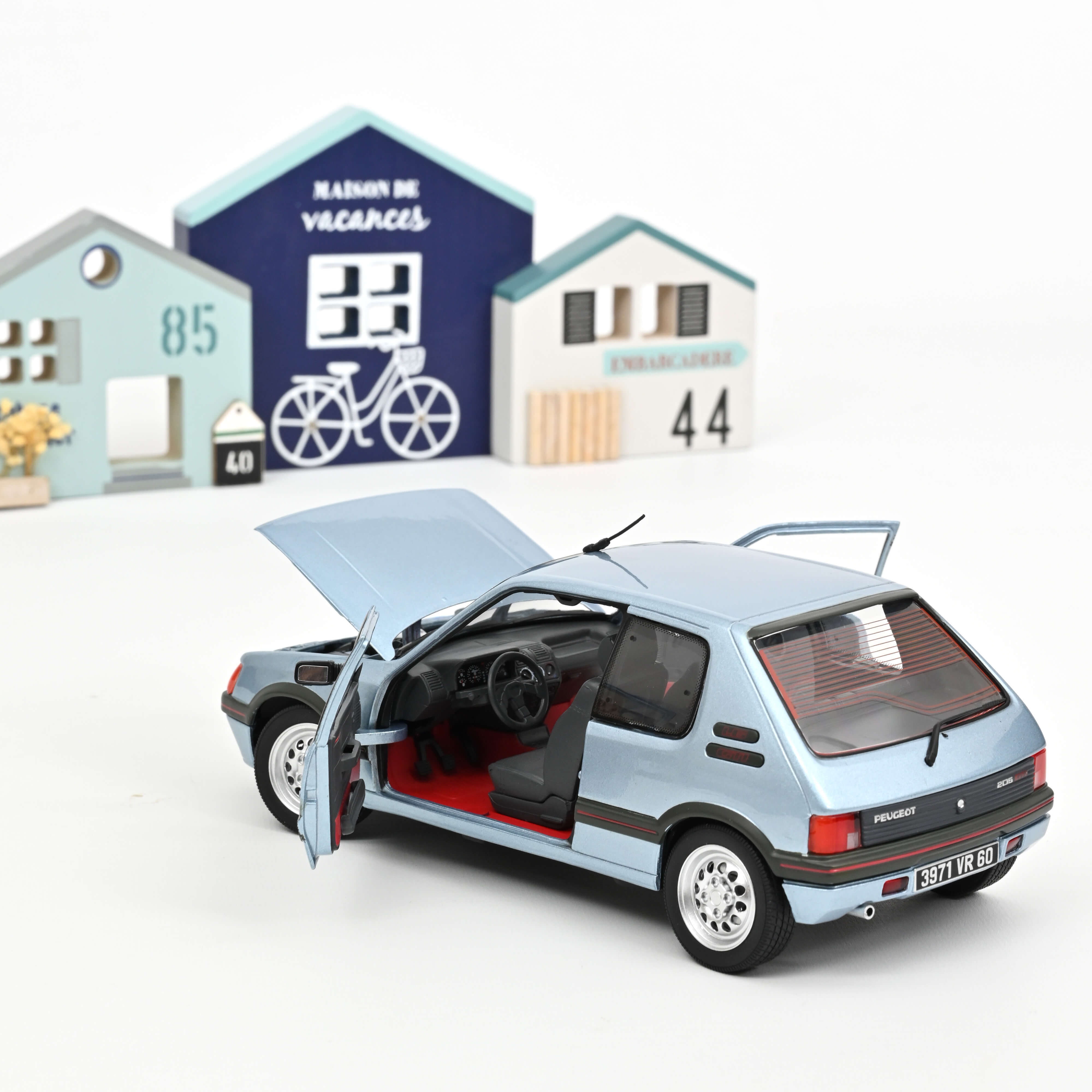 norev-peugeot-205-gti-1-6-1988-bleu-topaze-automodello-1-18 image 2