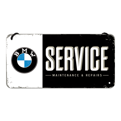 nostalgic-art-bmw-service-targa-metallo-da-appendere-10x20-cm image 1