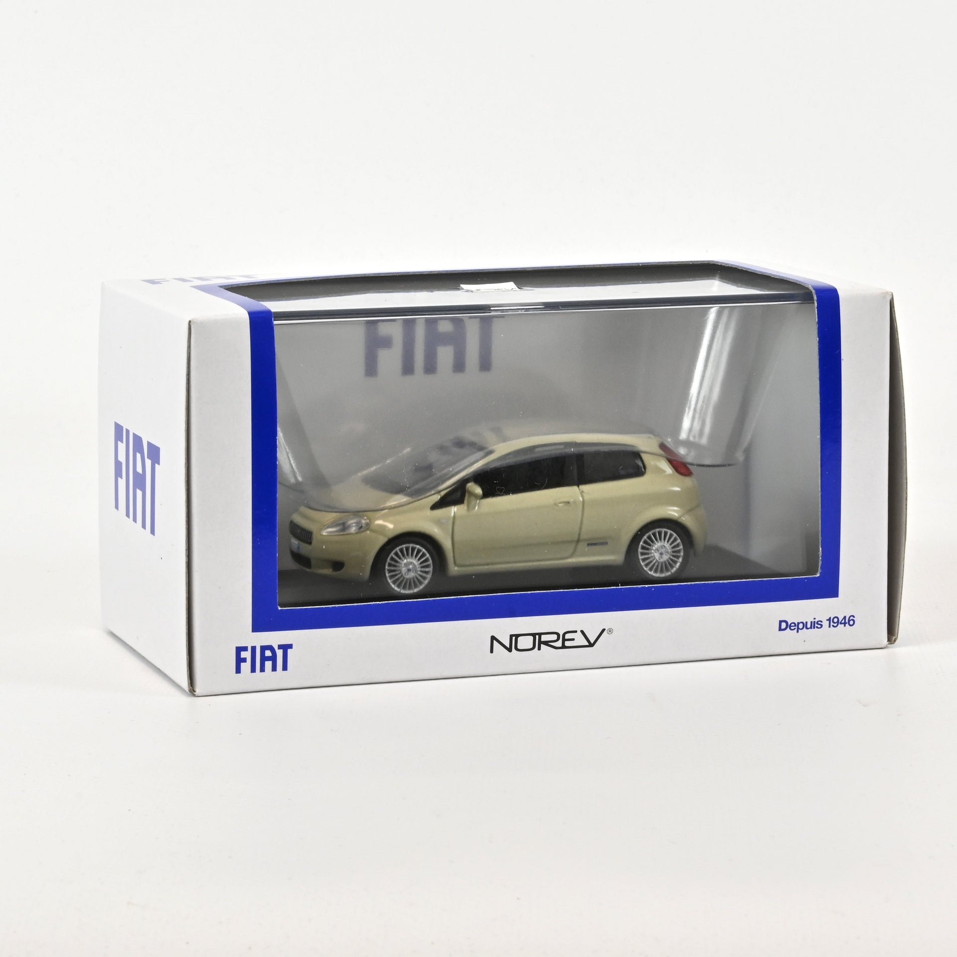 norev-fiat-grande-punto-2005-modellino-auto-1-43-sabbia image 1