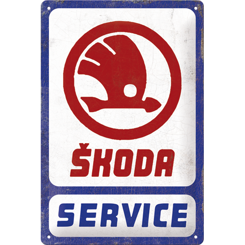nostalgic-art-skoda-service-targa-in-metallo-20x30-cm-2 image 1