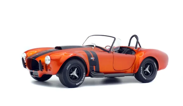 solido-shelby-cobra-427-s-c-1965-modellino-auto-1-18-orange-metallic image 1