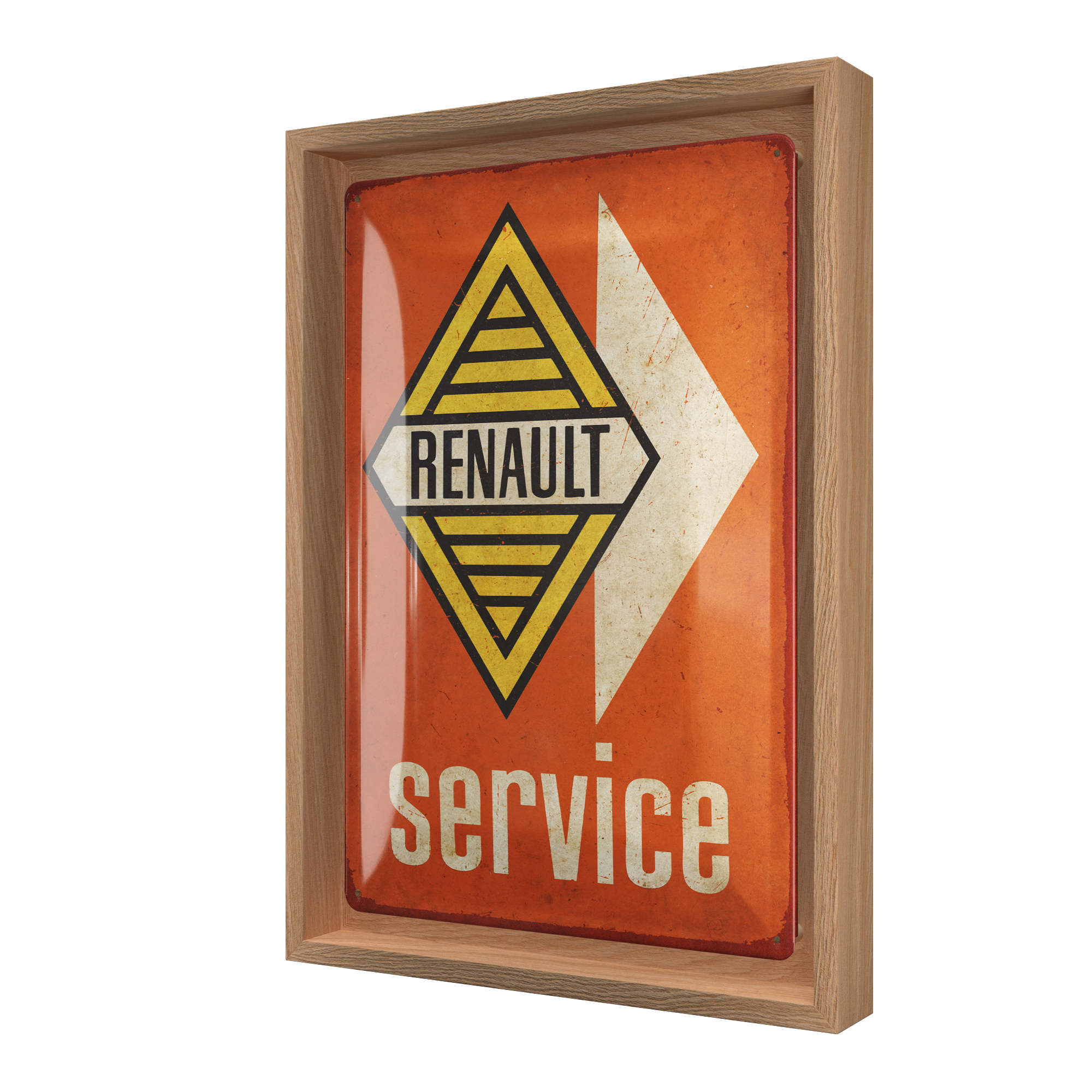 nostalgic-art-renault-service-n-frame-m-edition-targa-con-cornice-legno-24x33-5- image 1