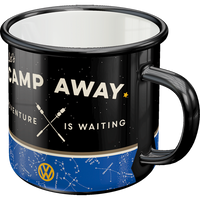 nostalgic-art-vw-bulli-let-s-camp-away-night-tazza-smaltata-360-ml-2 image 4