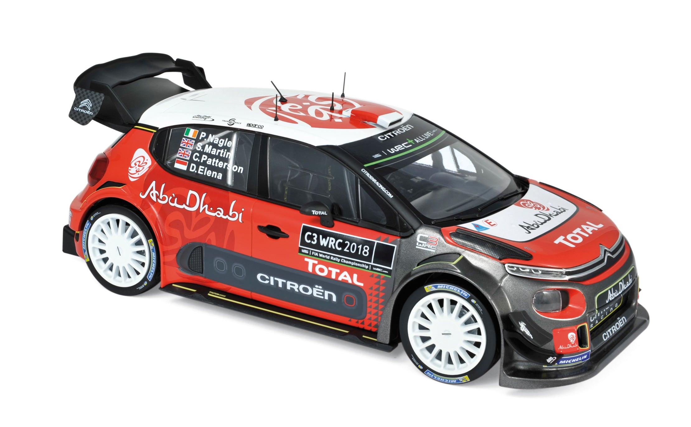 norev-citro-n-c3-wrc-2018-versione-presentazione-modellino-auto-1-18 image 1